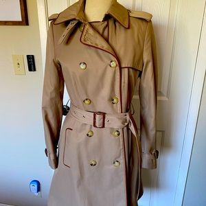 Lauren Ralph Lauren Belted Double Breasted Trench Coat